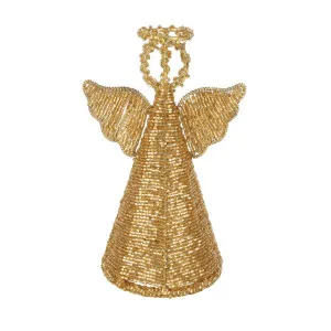 Bisoir Beaded Angel Gold by Florabelle Living, a Christmas for sale on Style Sourcebook