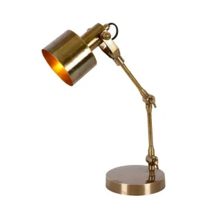 Portofino Table Lamp Antique Brass by Florabelle Living, a Desk Lamps for sale on Style Sourcebook