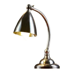 Brentwood Desk Lamp Antique Silver by Florabelle Living, a Desk Lamps for sale on Style Sourcebook
