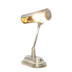 Carlisle Banker'S Desk Lamp Silver by Florabelle Living, a Desk Lamps for sale on Style Sourcebook