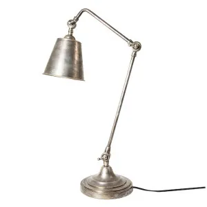 Cuba Table Lamp Antqiue Silver by Florabelle Living, a Desk Lamps for sale on Style Sourcebook