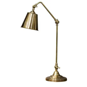 Cuba Table Lamp Antique Brass by Florabelle Living, a Desk Lamps for sale on Style Sourcebook