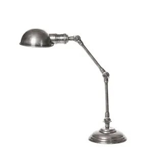 Stamford Desk Lamp Antique Silver by Florabelle Living, a Desk Lamps for sale on Style Sourcebook
