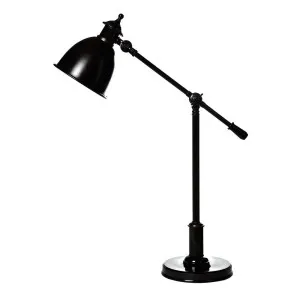 Vermont Desk Lamp Black by Florabelle Living, a Desk Lamps for sale on Style Sourcebook