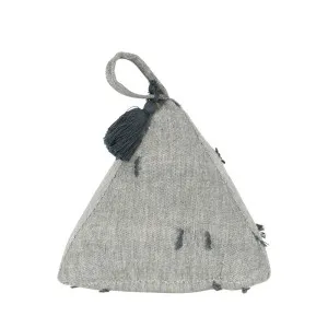 Tuft Triangle Doorstopper Dark Slate by Florabelle Living, a Doormats for sale on Style Sourcebook