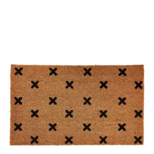 Cross Coir Doormat With Vinyl Backing Small by Florabelle Living, a Doormats for sale on Style Sourcebook