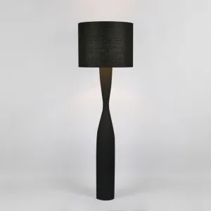 Callum Floor Lamp Base Black With Shade Black by Florabelle Living, a Floor Lamps for sale on Style Sourcebook