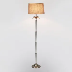 Casablanca Floor Lamp Base Antique Silver by Florabelle Living, a Floor Lamps for sale on Style Sourcebook