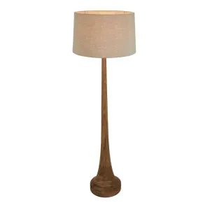 Lancia Floor Lamp Base Large Dark Natural by Florabelle Living, a Floor Lamps for sale on Style Sourcebook