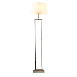 Hamilton Floor Lamp Antique Silver by Florabelle Living, a Floor Lamps for sale on Style Sourcebook