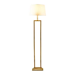 Hamilton Floor Lamp Antique Brass by Florabelle Living, a Floor Lamps for sale on Style Sourcebook