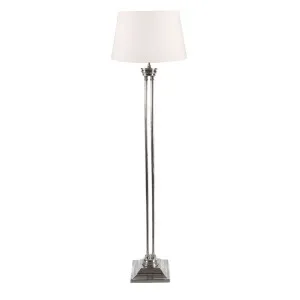 Hudson Floor Lamp Base Antique Silver by Florabelle Living, a Floor Lamps for sale on Style Sourcebook