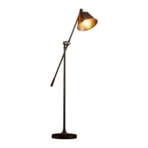 Winslow Floor Lamp Antique Brass by Florabelle Living, a Floor Lamps for sale on Style Sourcebook