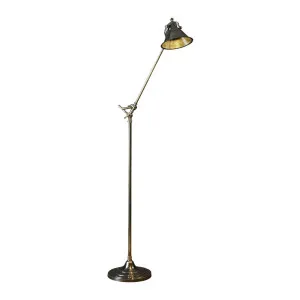 Morton Floor Lamp Antique Silver by Florabelle Living, a Floor Lamps for sale on Style Sourcebook