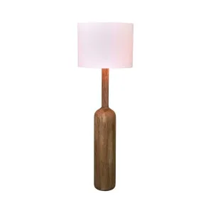Flask Wood Floor Lamp Base Saddle by Florabelle Living, a Floor Lamps for sale on Style Sourcebook