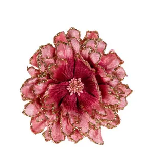 Stella Velvet Clip On Peony Pink by Florabelle Living, a Plants for sale on Style Sourcebook