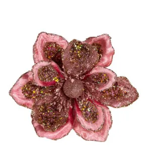 Dolores Velvet Magnolia Clip Pink by Florabelle Living, a Plants for sale on Style Sourcebook