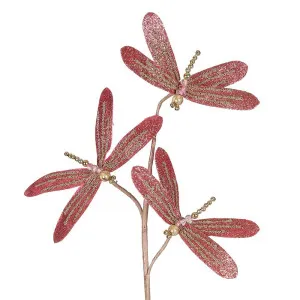 Dragonfly Floral Stem Pink by Florabelle Living, a Plants for sale on Style Sourcebook