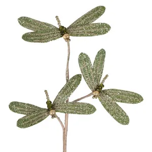 Dragonfly Floral Stem Green by Florabelle Living, a Plants for sale on Style Sourcebook