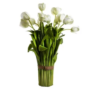 Tulip Bundle 72Cm White by Florabelle Living, a Plants for sale on Style Sourcebook