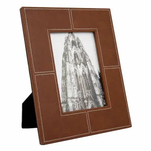 Genieve Photo Frame Large Tan by Florabelle Living, a Photo Frames for sale on Style Sourcebook