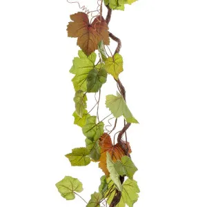 Vine Leaf Garland Grape 1.5M Green by Florabelle Living, a Christmas for sale on Style Sourcebook