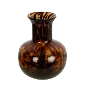 Tortoise Shell Glass Bud Vase by Florabelle Living, a Vases & Jars for sale on Style Sourcebook
