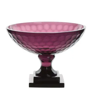 Amethyst Honeycomb Bowl Plum by Florabelle Living, a Vases & Jars for sale on Style Sourcebook