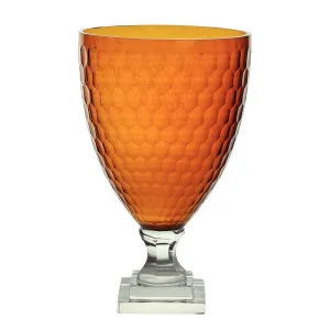 Amber Cut Urn Orange by Florabelle Living, a Vases & Jars for sale on Style Sourcebook
