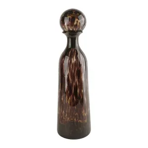 Jasper Glass Bottle Tall Tortoiseshell by Florabelle Living, a Vases & Jars for sale on Style Sourcebook