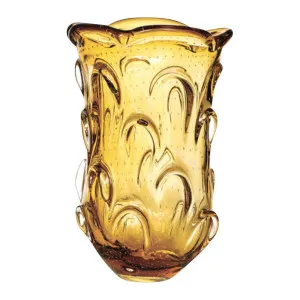Petal Art Glass Vase Tall Honey by Florabelle Living, a Vases & Jars for sale on Style Sourcebook