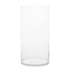 Cylinder Glass Vase 20X40Cm by Florabelle Living, a Vases & Jars for sale on Style Sourcebook
