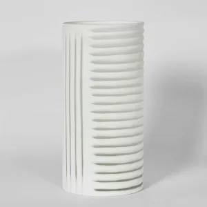 Hollis Vase Tall White by Florabelle Living, a Vases & Jars for sale on Style Sourcebook