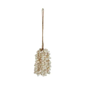 Seaforth Natural Shell Jute Tassel by Florabelle Living, a Statues & Ornaments for sale on Style Sourcebook
