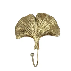 Ginko Leaf Polyresin Wall Hook by Florabelle Living, a Statues & Ornaments for sale on Style Sourcebook