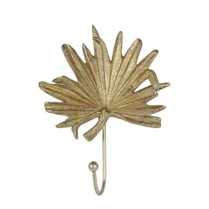 Palm Leaf Polyresin Wall Hook by Florabelle Living, a Statues & Ornaments for sale on Style Sourcebook