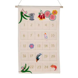 Native Australiana Applique Advent Calendar by Florabelle Living, a Statues & Ornaments for sale on Style Sourcebook