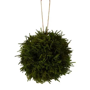 Cypress Hanging Ball Green 15Cm by Florabelle Living, a Statues & Ornaments for sale on Style Sourcebook