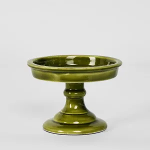 Salan Enamel Candle Stand Green by Florabelle Living, a Statues & Ornaments for sale on Style Sourcebook