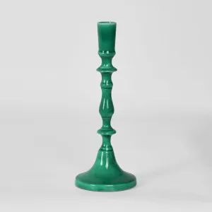 Saxsa Enamel Candle Stand Aqua Green by Florabelle Living, a Statues & Ornaments for sale on Style Sourcebook