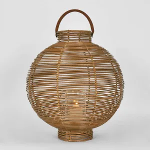 Eva Rattan Lantern Large by Florabelle Living, a Statues & Ornaments for sale on Style Sourcebook