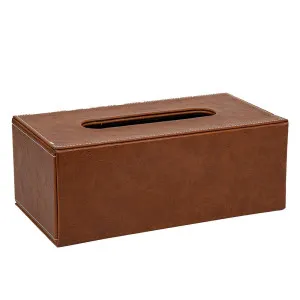 Genieve Rectangle Tissue Box Tan by Florabelle Living, a Statues & Ornaments for sale on Style Sourcebook