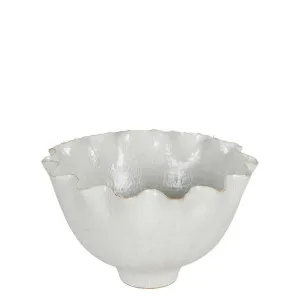 Flora Ceramic Bowl White by Florabelle Living, a Statues & Ornaments for sale on Style Sourcebook