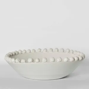 Frida Terracotta White Bowl Large by Florabelle Living, a Statues & Ornaments for sale on Style Sourcebook