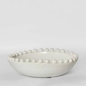 Frida Terracotta White Bowl Small by Florabelle Living, a Statues & Ornaments for sale on Style Sourcebook