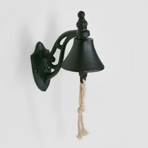 Wall Mounted Bell Black by Florabelle Living, a Statues & Ornaments for sale on Style Sourcebook
