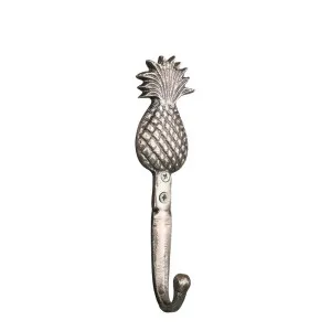Pineapple Wall Hook Antique Silver by Florabelle Living, a Statues & Ornaments for sale on Style Sourcebook