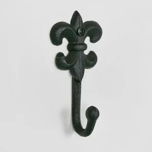 Fleur Wall Hook Black by Florabelle Living, a Statues & Ornaments for sale on Style Sourcebook