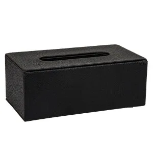 Lula Rectangle Tissue Box Black by Florabelle Living, a Statues & Ornaments for sale on Style Sourcebook