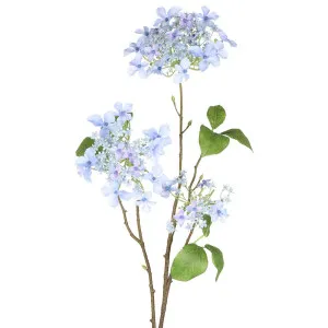 Hydrangea Spray 70Cm Blue by Florabelle Living, a Plants for sale on Style Sourcebook